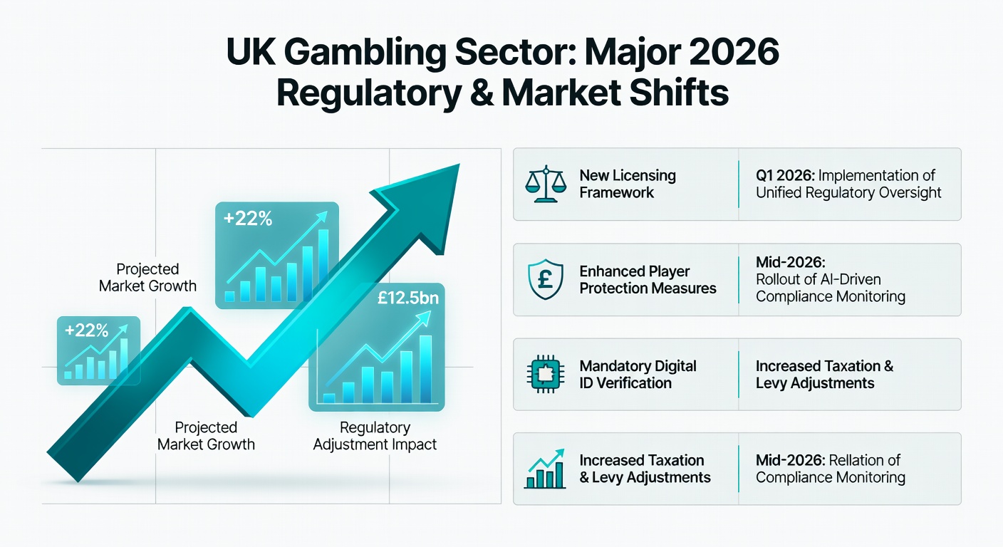 Graph showing rising Remote Gaming Duty rates and illegal market share in the UK gambling industry