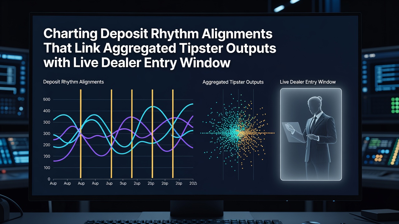 Chart showing alignment between tipster aggregates, deposit timing, and volatility filters in live dealer environments