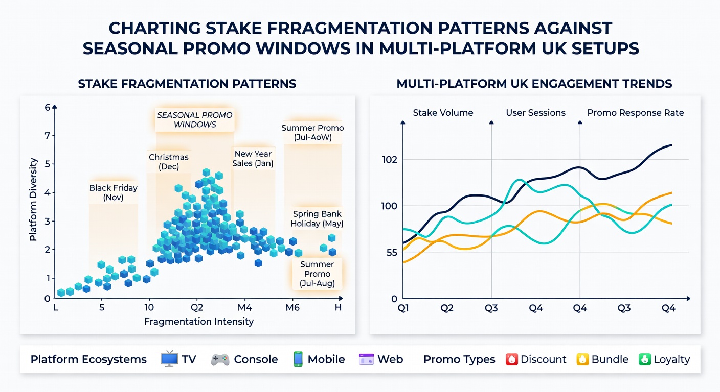 Chart illustrating seasonal promo windows and corresponding stake fragmentation metrics in UK casino networks