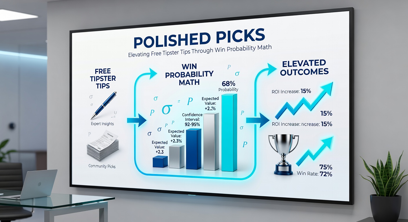 Screenshot of a betting dashboard displaying polished tipster picks with win probability overlays, color-coded for value bets in horse racing