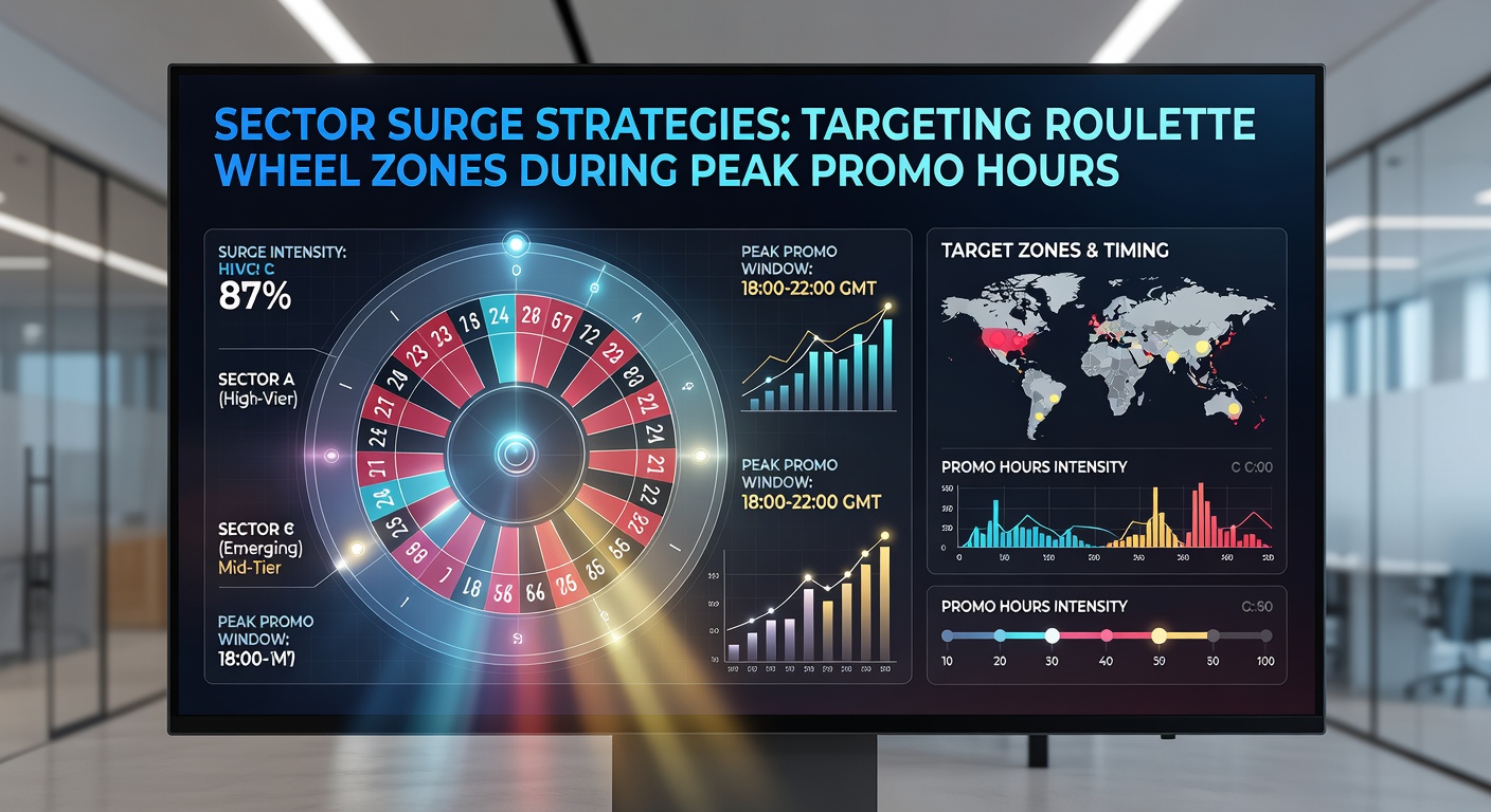 Live roulette table during a promo surge, displaying sector bet overlays and active bonus notifications on screen