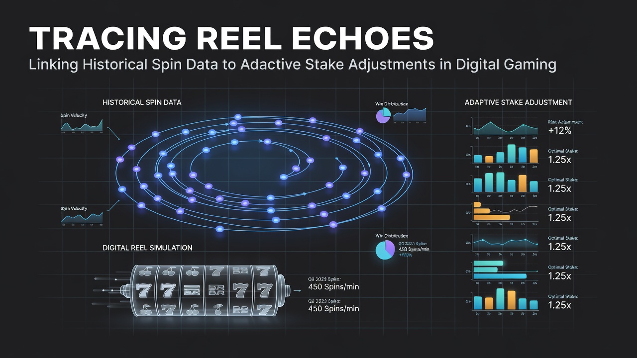 Analytics dashboard showing reel echo patterns mapped to dynamic stake adjustment sliders during live play